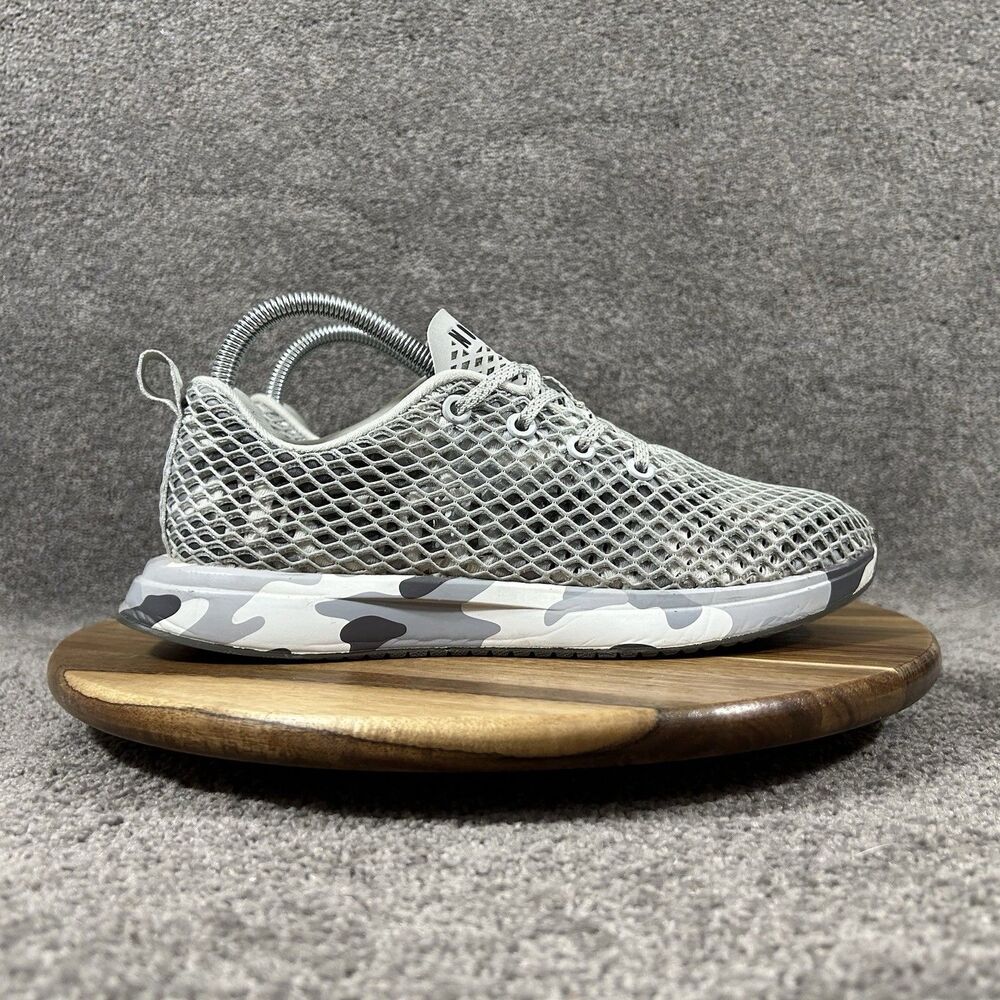 NOBULL Artic Women's Size 8 Grey Camo Mesh Trainer Running Athletic Shoes Used